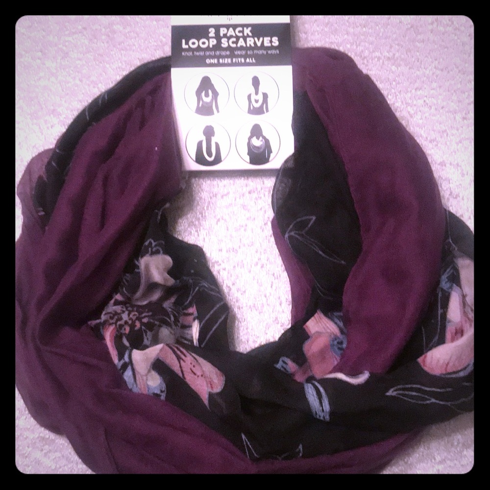 🆕 Jade & Deer 2-Pack Loop Scarves